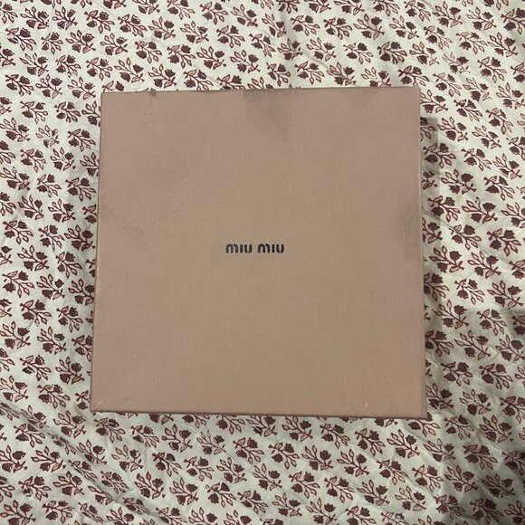 Authentic Miu Miu satin headband in teal main image 4